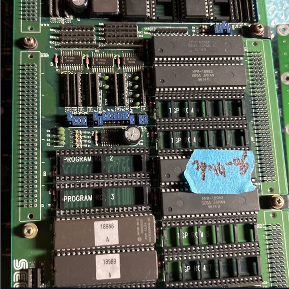 Sega GUNBLADE New York Model 2B Arcade Game PCB Board Cj - Picture 8 of 10